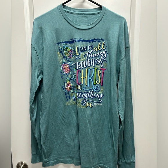 I can do all things through Christ who strengthens me T-shirt - Size xl - Picture 1 of 2